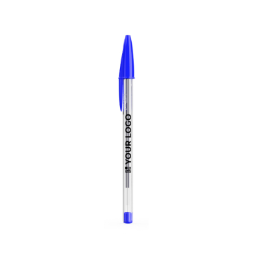 Klassischer transparenter Kunststoff-Kugelschreiber mit blauer Tinte BIC® Cristal®