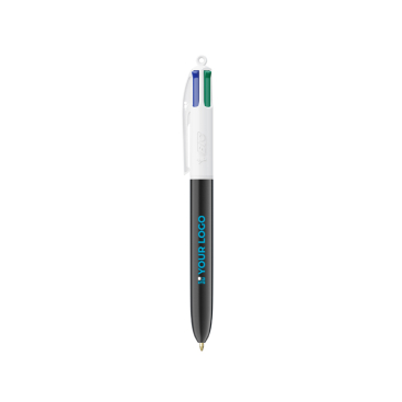Kugelschreiber aus recyceltem Kunststoff, in der EU hergestellt, mit 4-Farben-Tinte BIC®