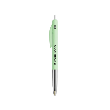 Einziehbarer, ergonomischer Kugelschreiber aus Kunststoff mit blauer Tinte BIC®