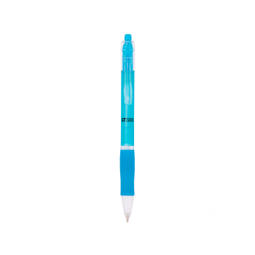 Kugelschreiber aus Kunststoff mit transluzentem Schaft und blauer Tinte Click BIC®