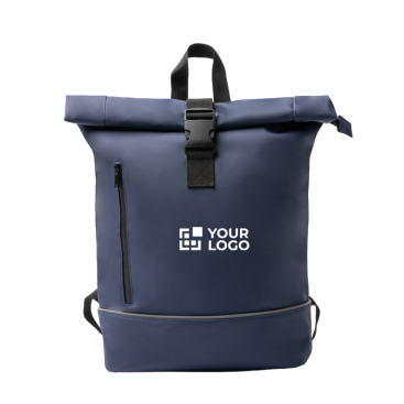 Rolltop-Rucksack mit großem Fach und reflektierendem Band für PC 15''