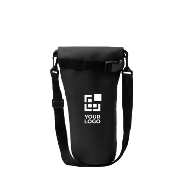 Flaschenkühltasche mit Schultergurt und Reißverschluss 1 L
