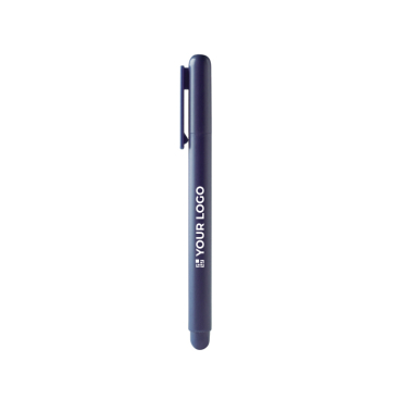 Rollerball aus Kunststoff mit Kappe und passendem Clip, blaue Tinte