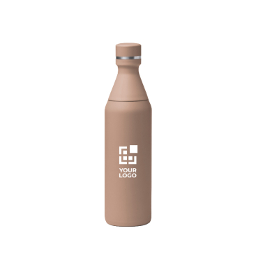 Thermoflasche aus Edelstahl mit Doppelöffnung und Verschluss 550 ml