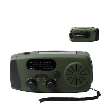 Notfallradio mit Taschenlampe und SOS Sirene 2000 mAh