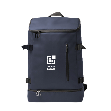 Kühlrucksack aus Kunstleder mit isothermischem Innenraum und Öffnung