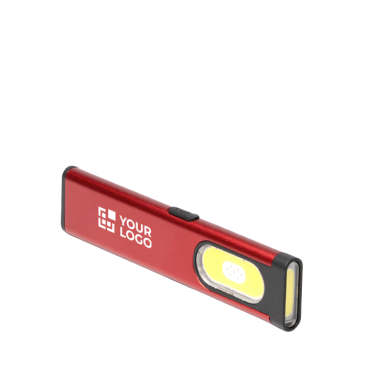 Taschenlampe doppelt ultraflach Aluminium mit Magnet und Clip