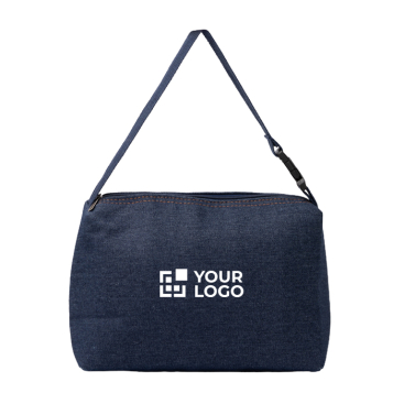 Kühltasche Denim mit Isolierfutter und Griff mit Schnalle