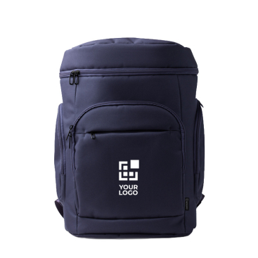 Gepolsterter Laptoprucksack aus recyceltem Polyester mit Öffnung oben, 15 Zoll