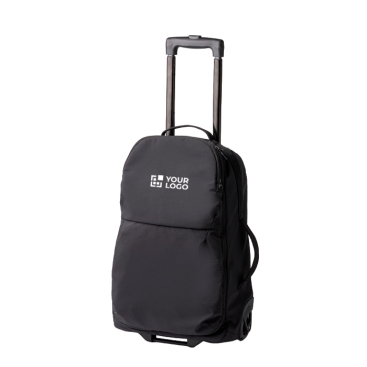 Trolley aus recyceltem Nylon mit Fächern und Griffen