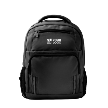 Laptop-Rucksack aus recyceltem Kunststoff mit reflektierenden Streifen, 15 Zoll