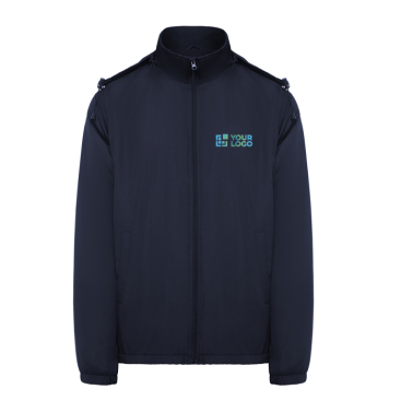 Windjacke mit Kapuze und Rückentasche Roly Direct Makalu 