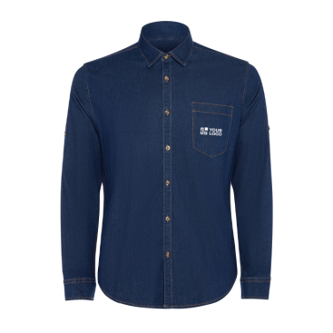 Jeanshemd aus Baumwolle mit Stretchgewebe 210g/m² Roly Direct Lujan