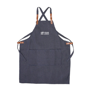 Schürze aus Polyester und Baumwolle mit 2 Fronttaschen