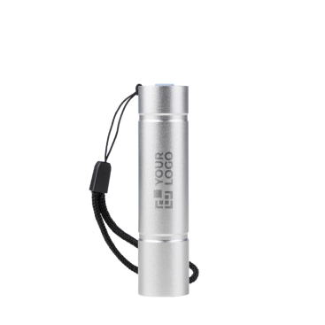 Wiederaufladbare Aluminium-Taschenlampe mit Handschlaufe und 3 Lichtmodi