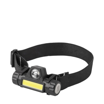 Stirnlampe mit Neigungsfunktion für bessere Sichtbarkeit