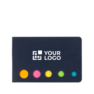 Haftnotizen in 5 verschiedenen Farben mit Kartondeckel
