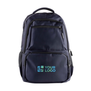Rucksack aus Kunstleder mit mehreren Außentaschen 15''