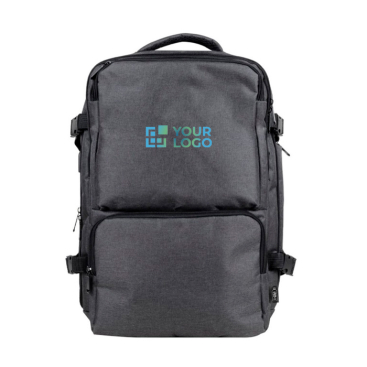 Rucksack aus RPET-Polyester mit Fächern und Schuhfach