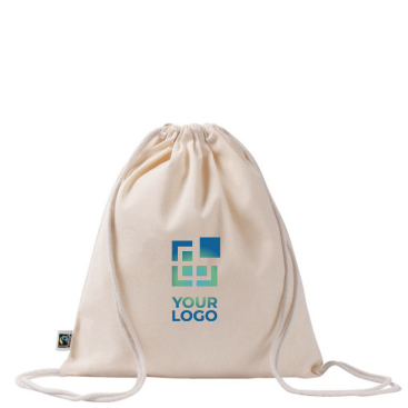 Turnbeutel aus Fairtrade-Baumwolle 140 g/m²