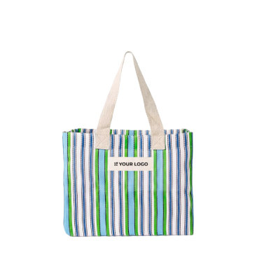 Polypropylen-Tasche mit Streifendesign 200 g/m²