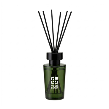 Raumduft mit Duftstäbchen im getönten Glasflakon, 80 ml