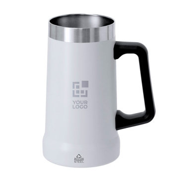 Doppelwandiger Krug aus recyceltem Edelstahl, 700 ml