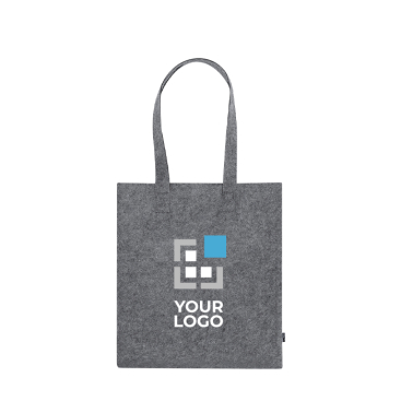 Tasche aus recyceltem Filz mit langen Henkeln