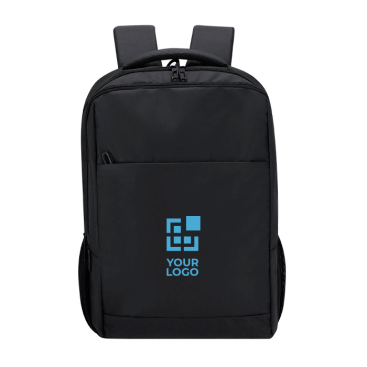 Laptop-Rucksack aus weichem PU mit Trolley-Band, 15''