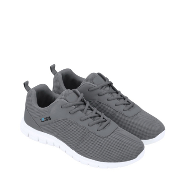 Sneaker mit passenden Schnürsenkeln und weißer Sohle 