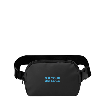 Gürteltasche aus PU mit Hauptfach und verstellbarem Gurt