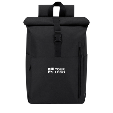 Rollbarer RPET-Laptop-Rucksack, geeignet für 15-Zoll-Trolleys