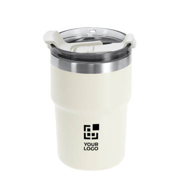 Thermobecher doppelwandig mit dichtem Verschluss 350 ml