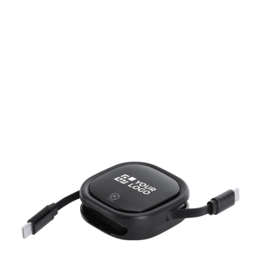 Ausziehbares USB-C-Ladekabel aus recycelten Materialien, 60 W