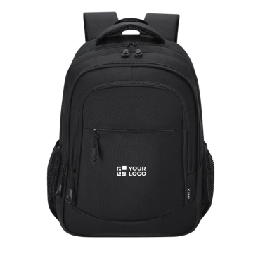 Laptop-Rucksack aus RPET mit 3 Reißverschlussfächern, 15 Zoll