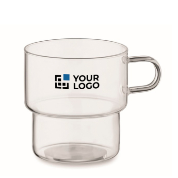 Becher aus Borosilikatglas im stapelbaren Design, 300 ml