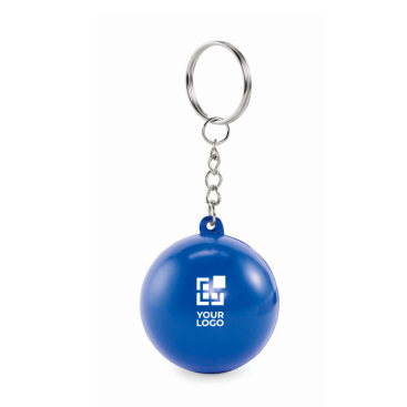 Schlüsselanhänger mit Antistressball in verschiedenen Farben