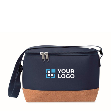 Kühltasche aus RPET mit Korkdetail am Boden, 5 L