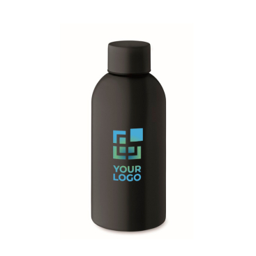 Einfarbige dichte Flasche aus recyceltem Edelstahl, 500 ml