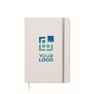 Liniertes Notizbuch mit elastischem Band und Lesezeichen, A5