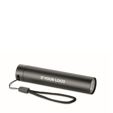 Wiederaufladbare Taschenlampe aus recyceltem Aluminium mit 110 Lumen