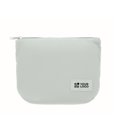 Kulturbeutel aus Polyester-Cord mit Innenfutter 220 g/m²