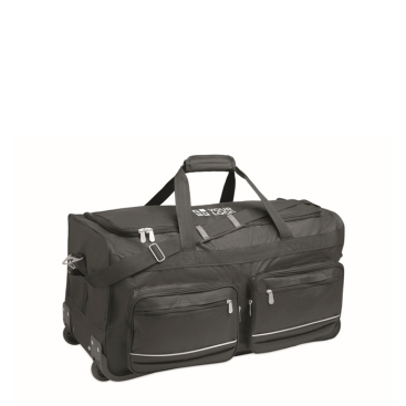 RPET-Trolley-Tasche mit 2 Rollen und mehreren Fächern