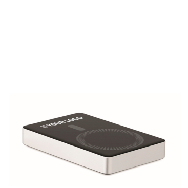 Powerbank aus recyceltem Aluminium mit Anzeige 10.000 mAh