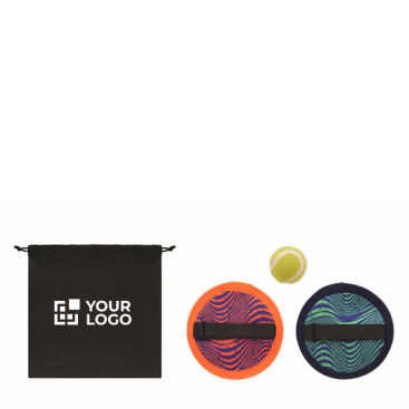 Neopren-Catchball-Spiel mit RPET-Netztasche
