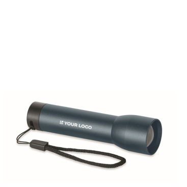 Wiederaufladbare Aluminium-Taschenlampe mit Zoom und Lichtmodi