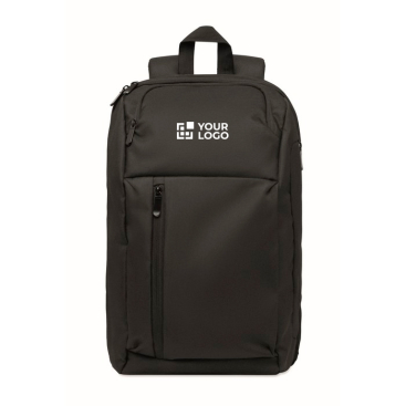 Urbaner RPET-Rucksack mit gepolstertem Fach für 15-Zoll-Laptop