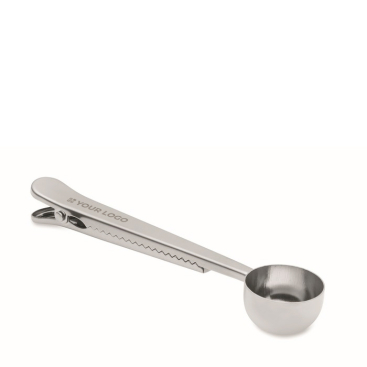 Messlöffel aus Edelstahl mit Verschlussclip 15 ml