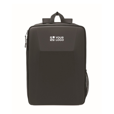 Laptop-Rucksack aus RPET 600D mit harter Front 15 Zoll