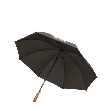 Automatischer windfester Pongee-Regenschirm mit geradem Griff, Ø 137